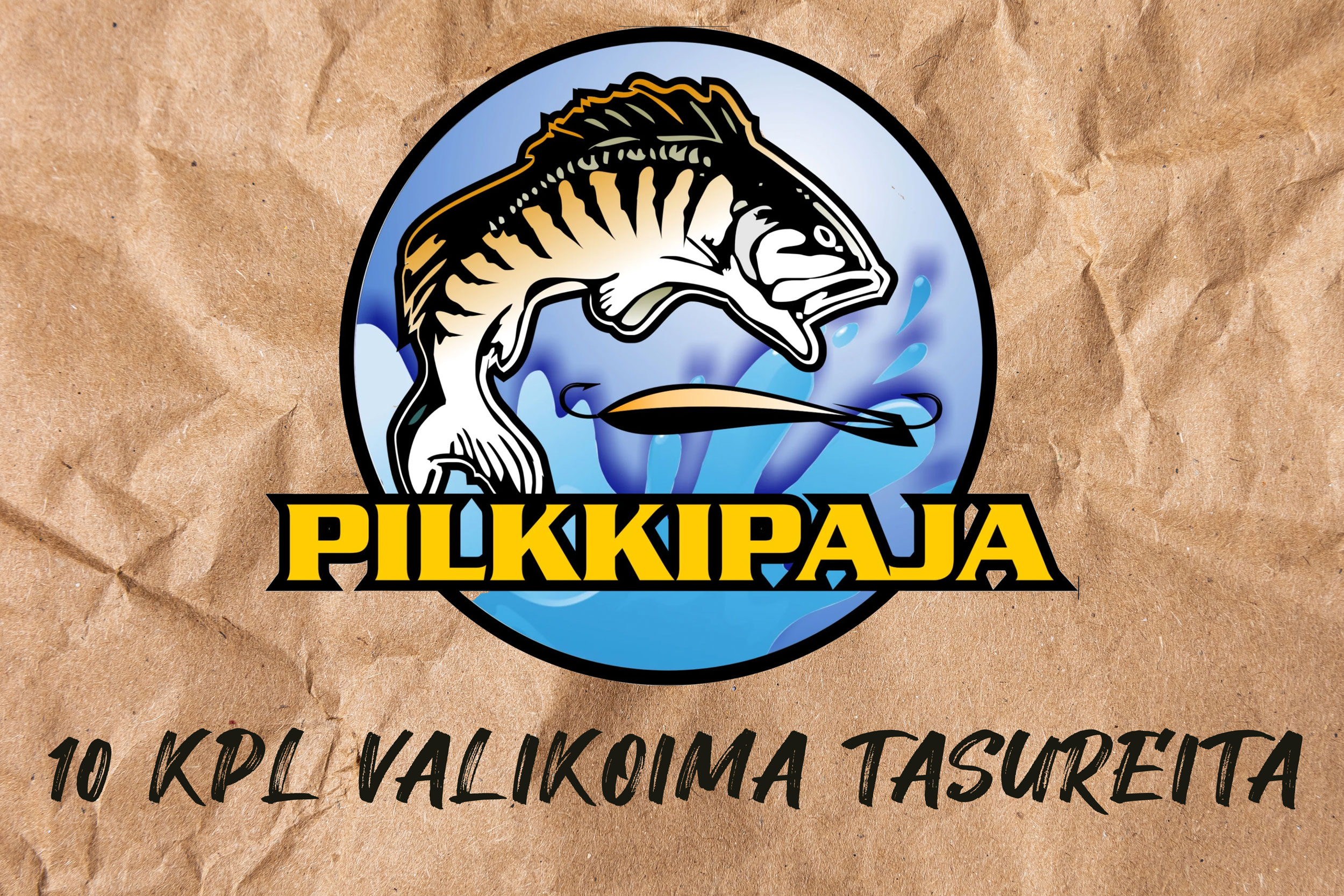 10 kpl lajitelma Pilkkipajan tasureita.